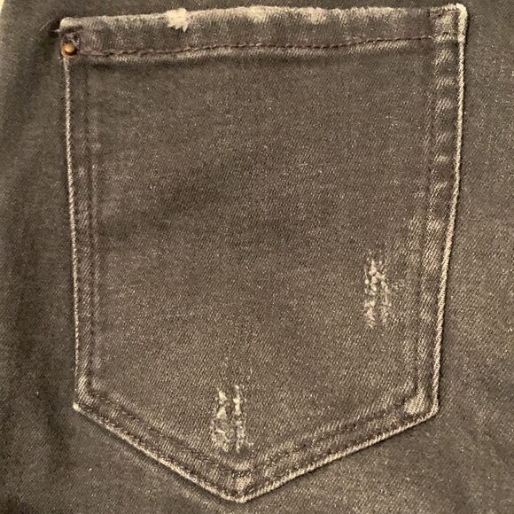Zara Trafaluc High Rise Distressed Skinny Denim Size 38EU / 6US - Picture 8 of 11